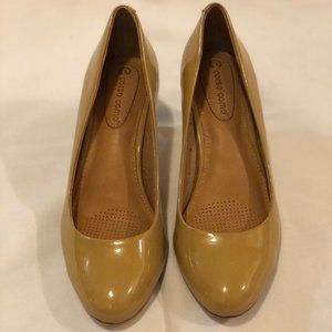 Corso Como Nude Patent Leather Heels Size 6.5M